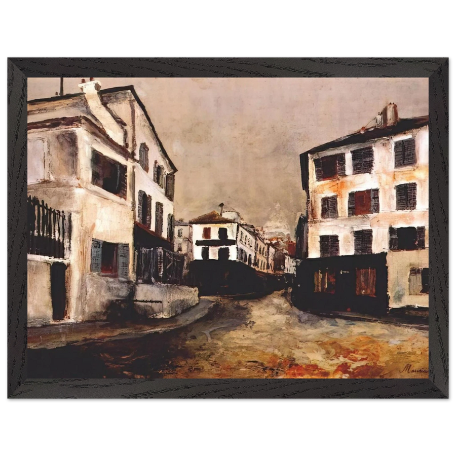 NORVINS STREET by Maurice Utrillo — Framed art print at Zephyeer