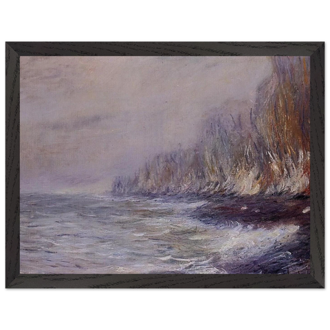 The Effect of Fog near Dieppe by Claude Monet — Framed art print at Zephyeer