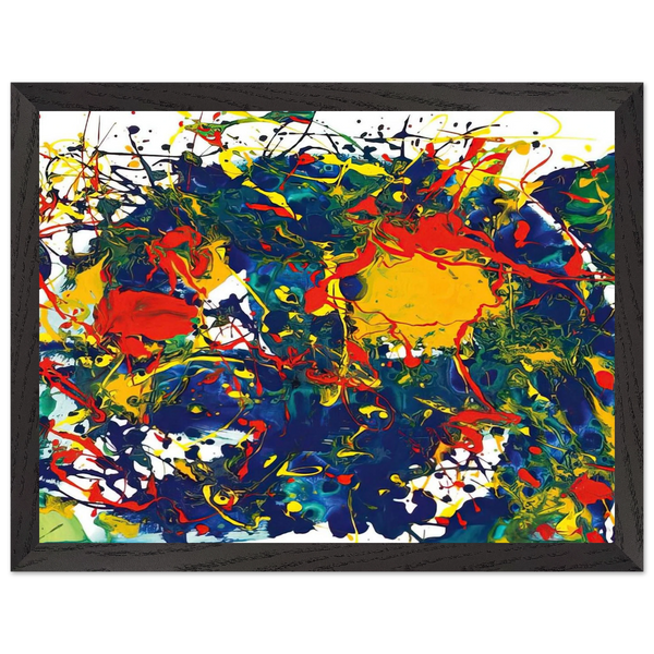 Untitled  SFP94-43  SF94-044 by Sam Francis — Framed art print at Zephyeer
