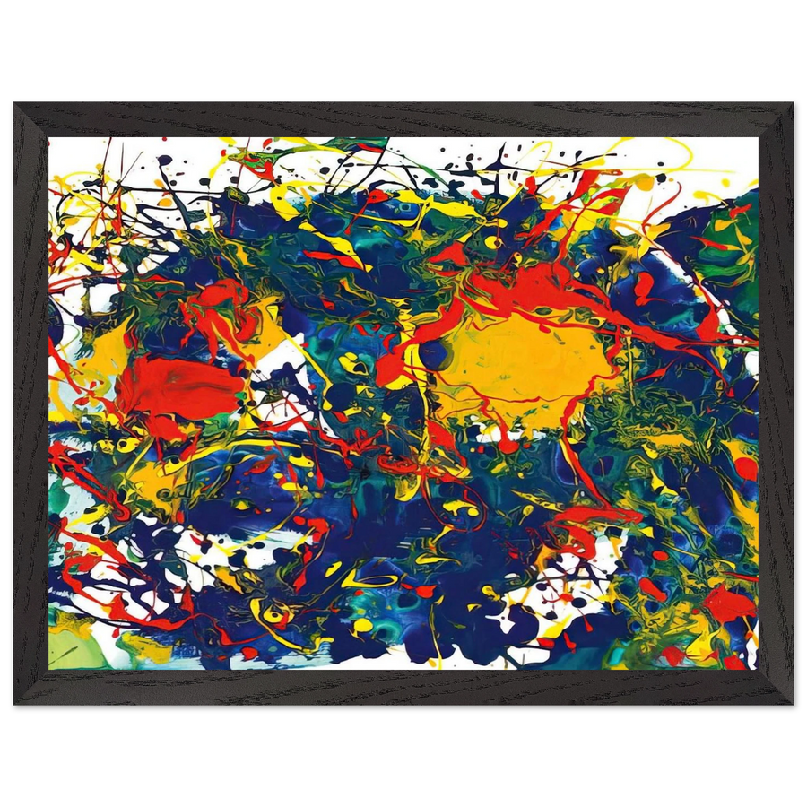 Untitled  SFP94-43  SF94-044 by Sam Francis — Framed art print at Zephyeer
