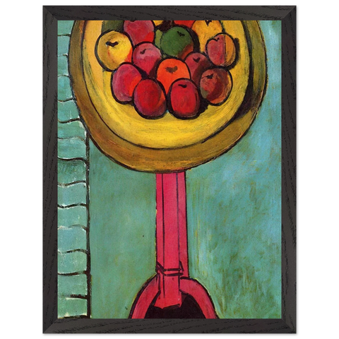 APPLES ON A TABLE GREEN BACKGROUND 1916 by Henri Matisse — Framed art print at Zephyeer