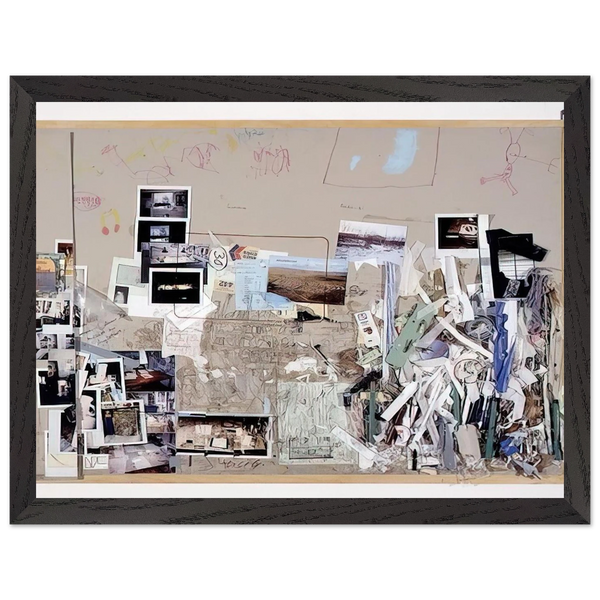 Tischmatte, Bali-Mosfellssveit - 1996 by Dieter Roth — Framed art print at Zephyeer