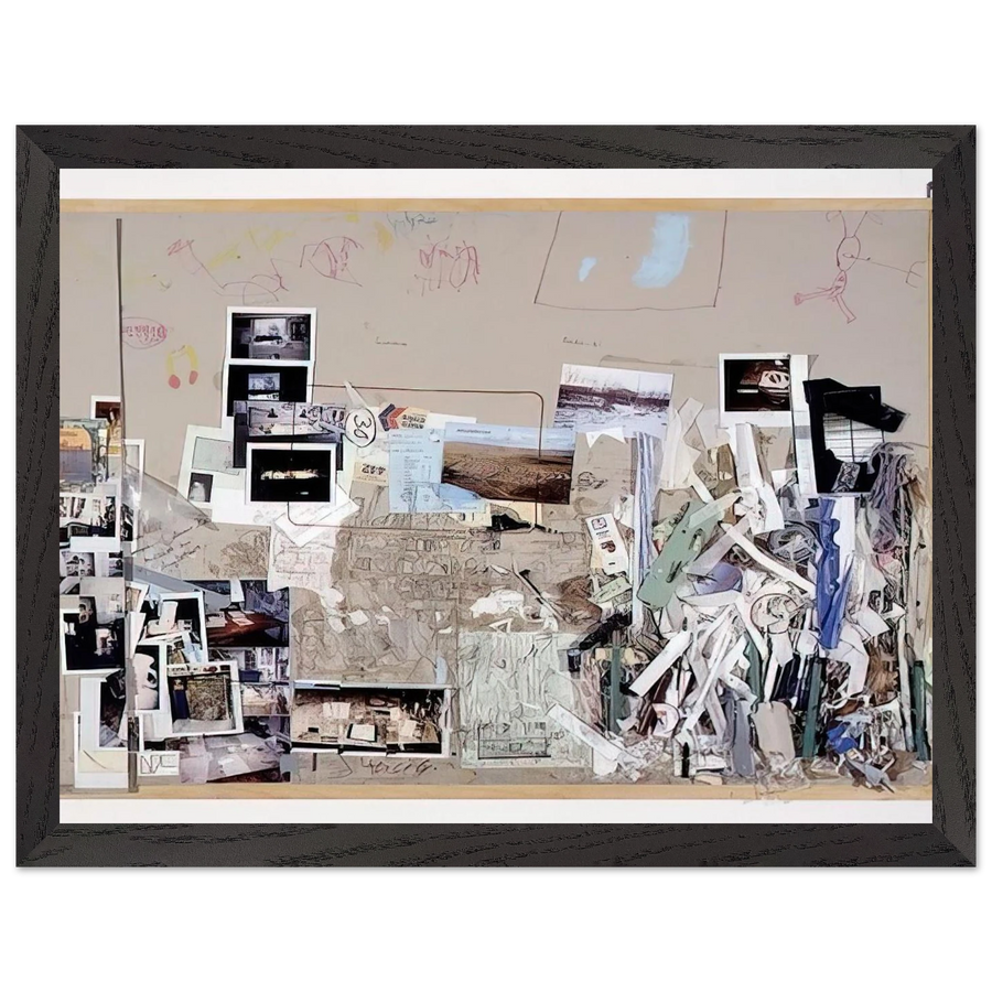 Tischmatte, Bali-Mosfellssveit - 1996 by Dieter Roth — Framed art print at Zephyeer