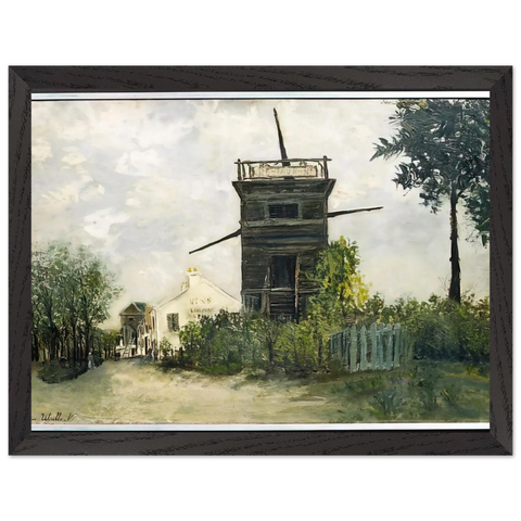 THE WINDMILL AT SANNOIS 1912 by Maurice Utrillo — Framed art print at Zephyeer