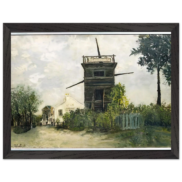 THE WINDMILL AT SANNOIS 1912 by Maurice Utrillo — Framed art print at Zephyeer