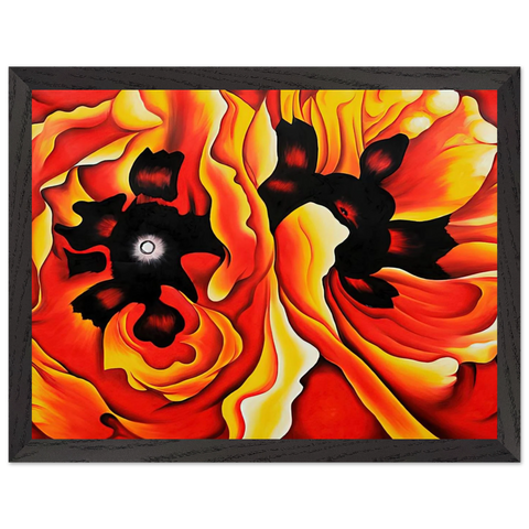 Oriental Poppies II by Georgia O'Keeffe — Framed art print at Zephyeer