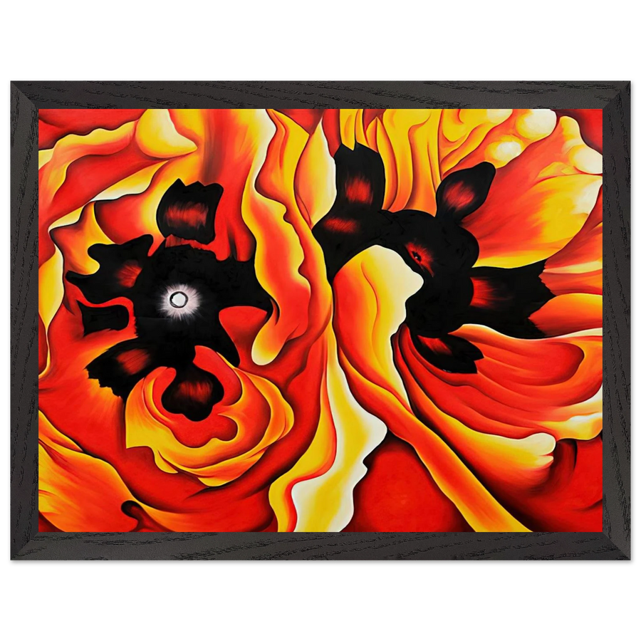 Oriental Poppies II by Georgia O'Keeffe — Framed art print at Zephyeer