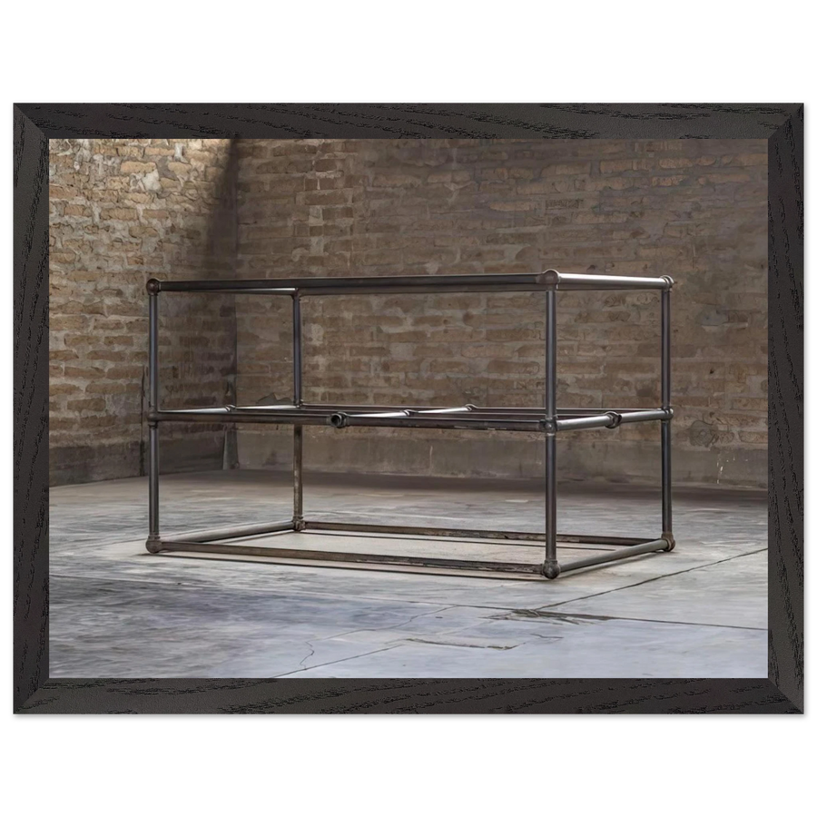 To Dave Shackman - 1964 by Donald Judd — Framed art print at Zephyeer