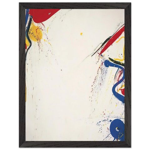 When White by Sam Francis — Framed art print at Zephyeer