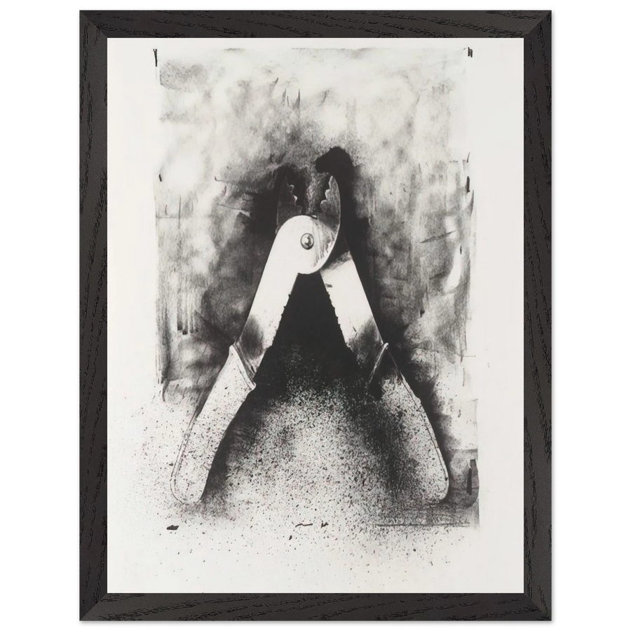 UNTITLED FROM TEN WINTER TOOLS 1973 7 by Jim Dine — Framed art print at Zephyeer
