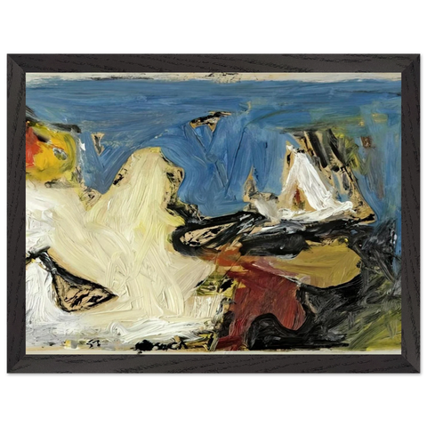 PAINTING I 1957 by Milton Resnick — Framed art print at Zephyeer