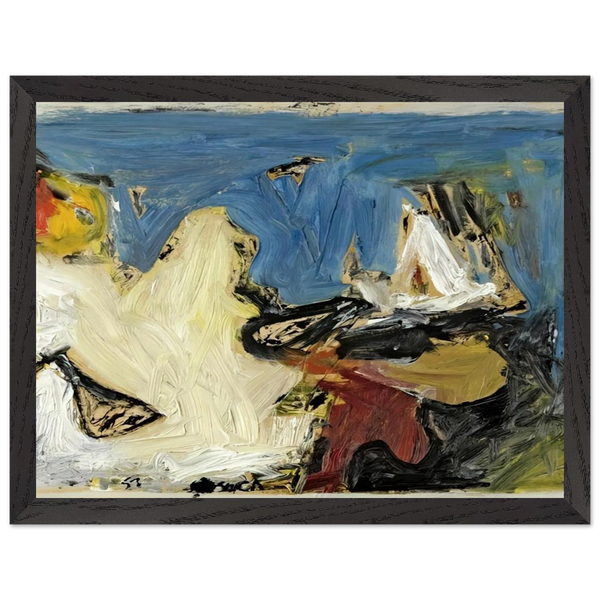 PAINTING I 1957 by Milton Resnick — Framed art print at Zephyeer