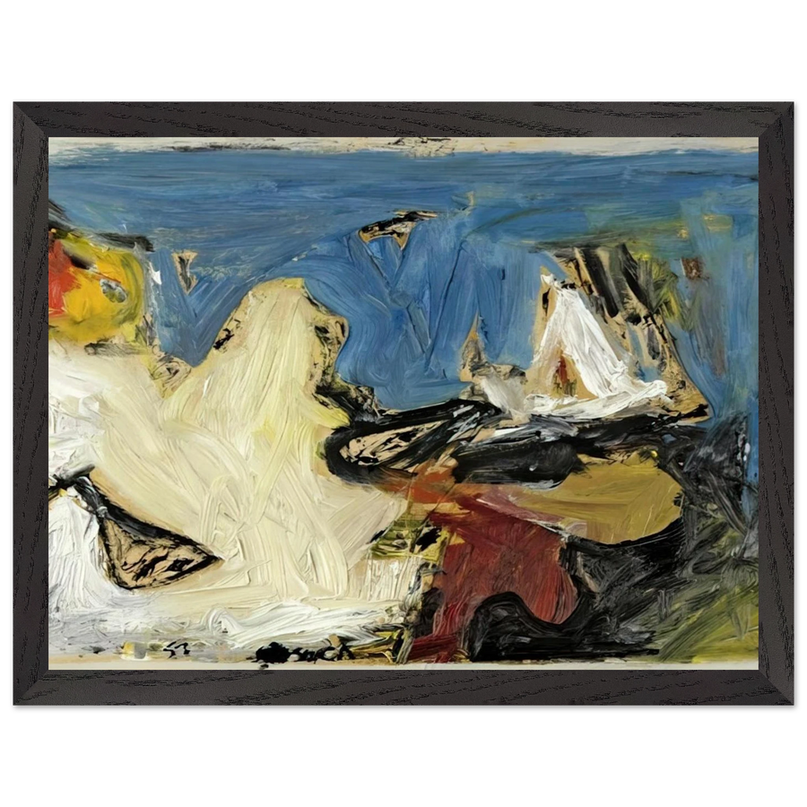 PAINTING I 1957 by Milton Resnick — Framed art print at Zephyeer