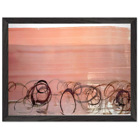 New River Watercolor, Series IV, #4 - 1988 by John Cage — Framed art print at Zephyeer