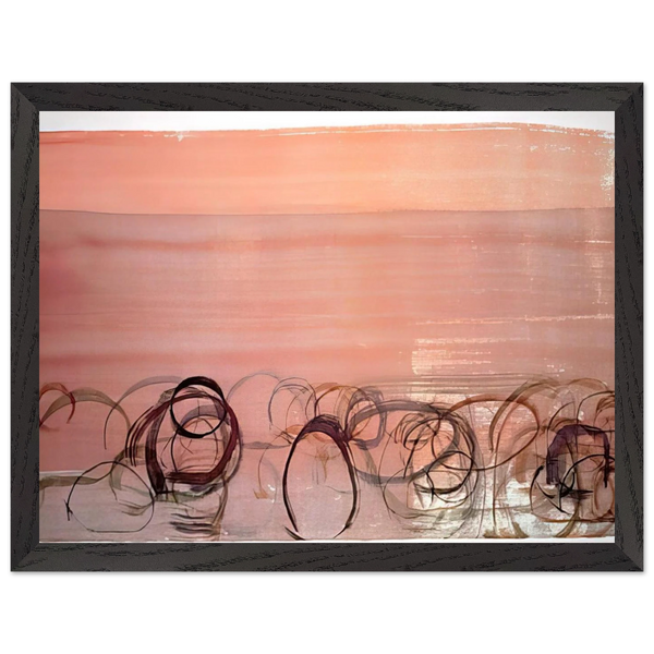New River Watercolor, Series IV, #4 - 1988 by John Cage — Framed art print at Zephyeer