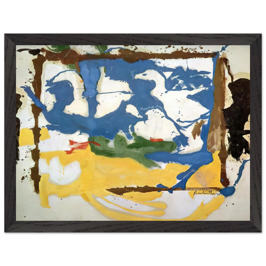 Swan Lake #2 - 1961 by Helen Frankenthaler — Framed art print at Zephyeer