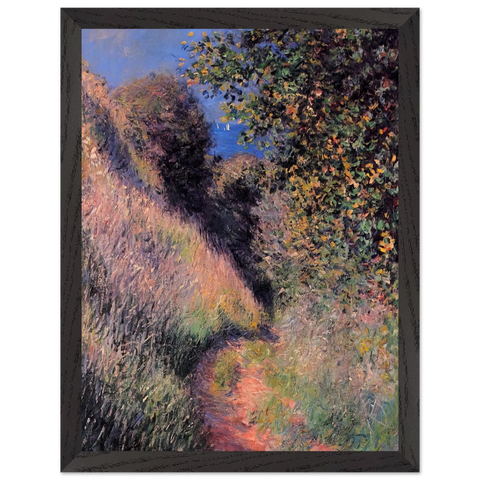 Path at Pourville by Claude Monet — Framed art print at Zephyeer