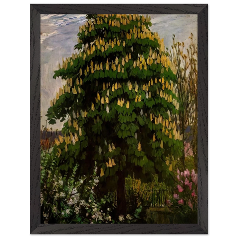 The chestnut tree in blossom by Frantisek Kupka — Framed art print at Zephyeer