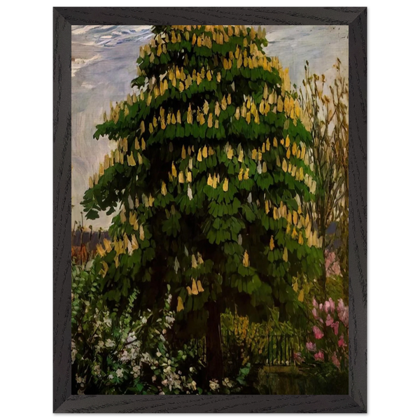 The chestnut tree in blossom by Frantisek Kupka — Framed art print at Zephyeer