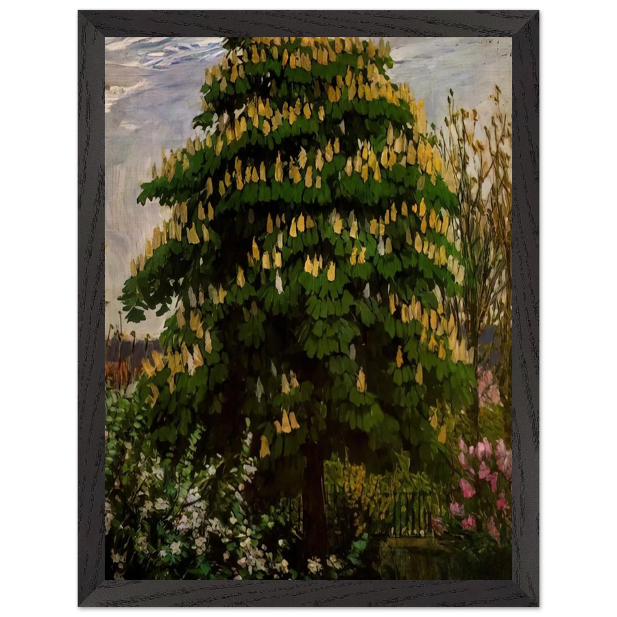 The chestnut tree in blossom by Frantisek Kupka — Framed art print at Zephyeer