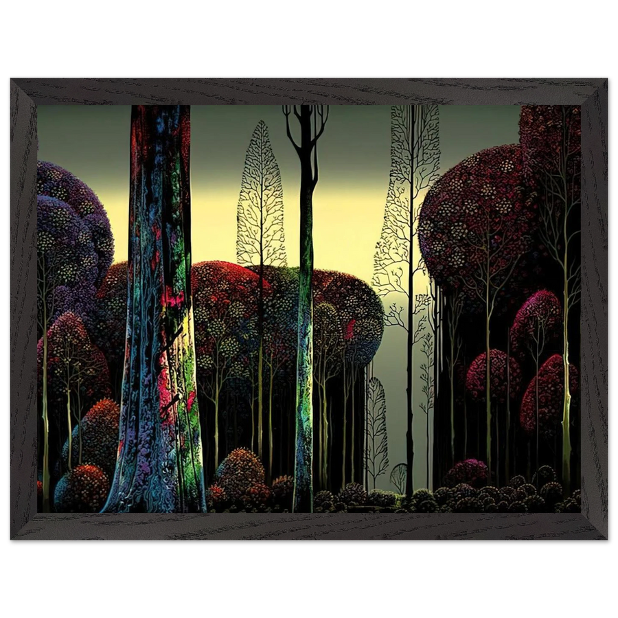 Gothic Forest by Eyvind Earle — Framed art print at Zephyeer