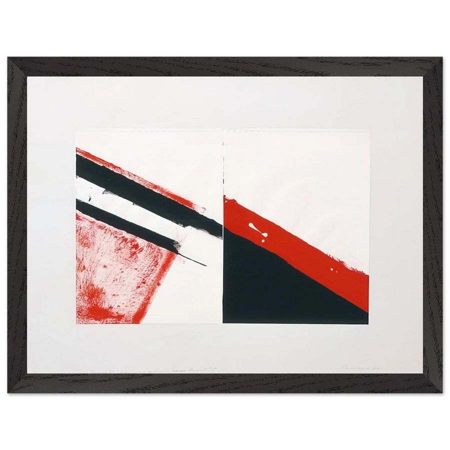 Who knows the beginning and who knows the end I - 1976 by Blinky Palermo — Framed art print at Zephyeer