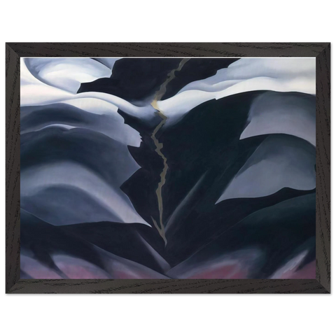 Black Place II by Georgia O'Keeffe — Framed art print at Zephyeer