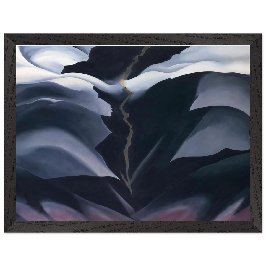 Black Place II by Georgia O'Keeffe — Framed art print at Zephyeer