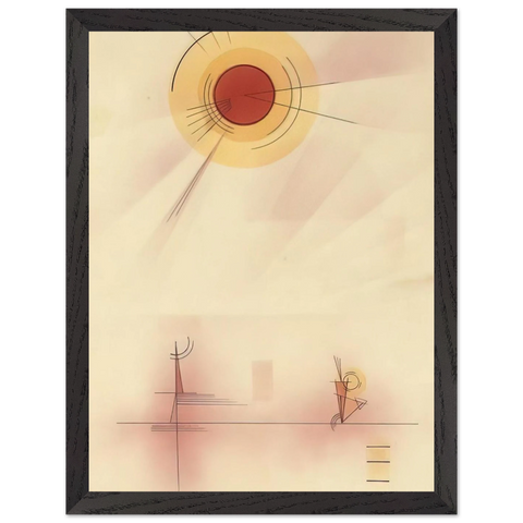 STRAHLEN 1929 by Wassily Kandinsky — Framed art print at Zephyeer