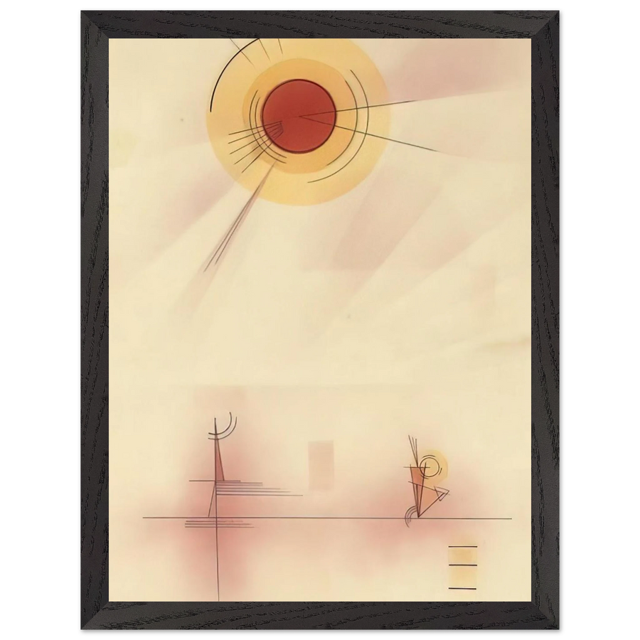 STRAHLEN 1929 by Wassily Kandinsky — Framed art print at Zephyeer