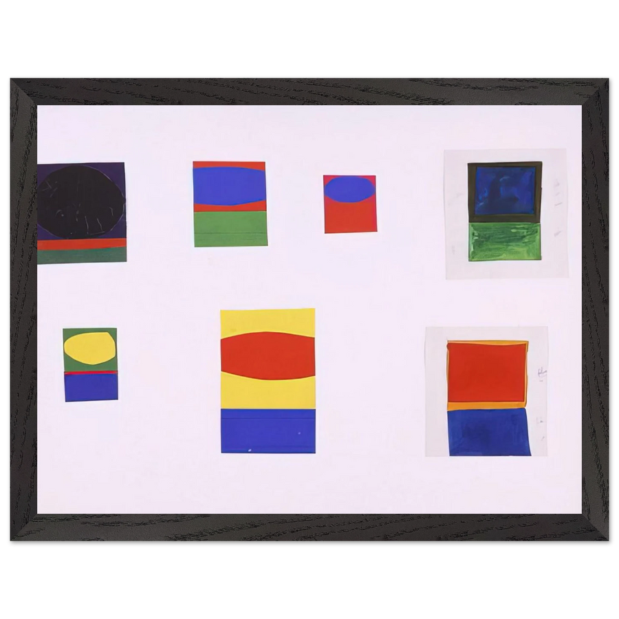 Tablet #153 by Ellsworth Kelly — Framed art print at Zephyeer