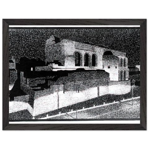 NOCTURNAL ROME BASILICA OF CONSTANTINE by MC Escher — Framed art print at Zephyeer