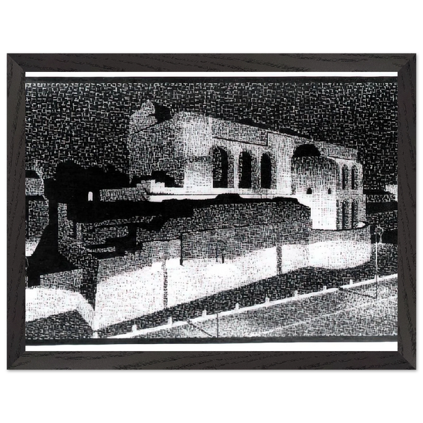 NOCTURNAL ROME BASILICA OF CONSTANTINE by MC Escher — Framed art print at Zephyeer