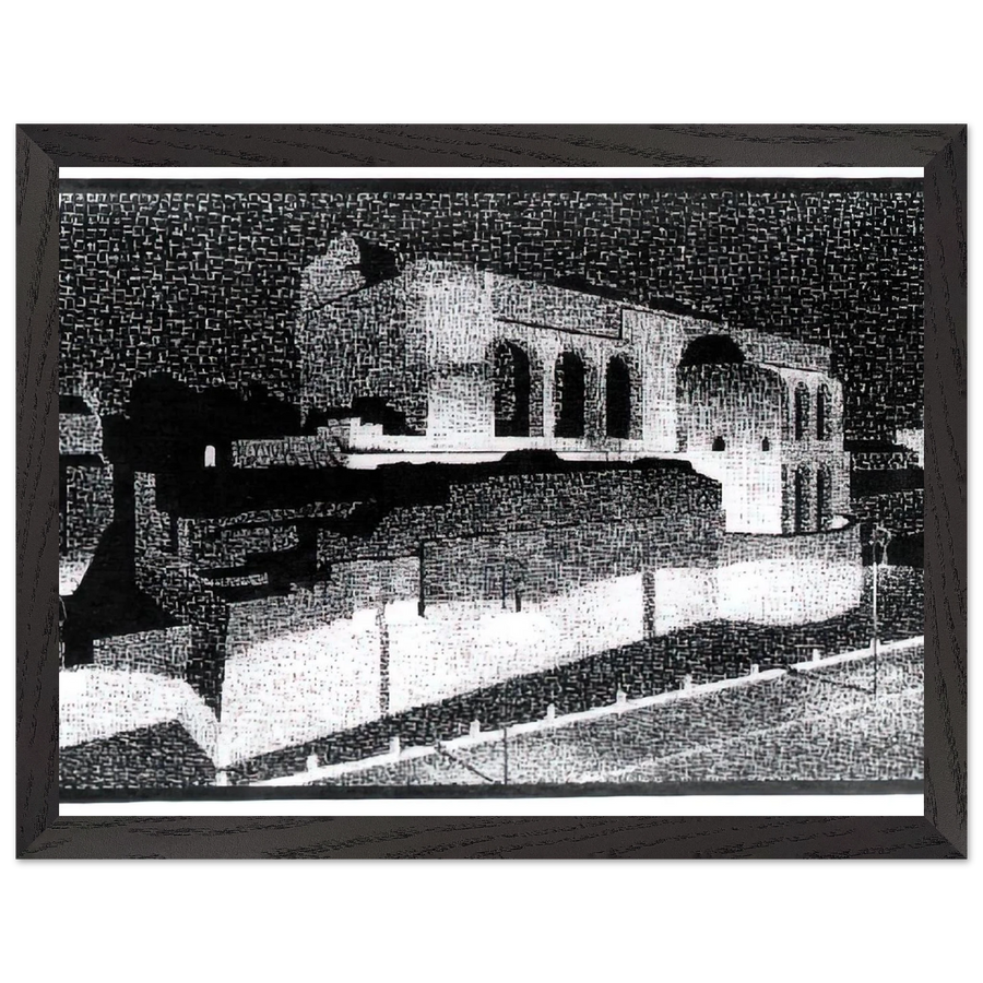 NOCTURNAL ROME BASILICA OF CONSTANTINE by MC Escher — Framed art print at Zephyeer