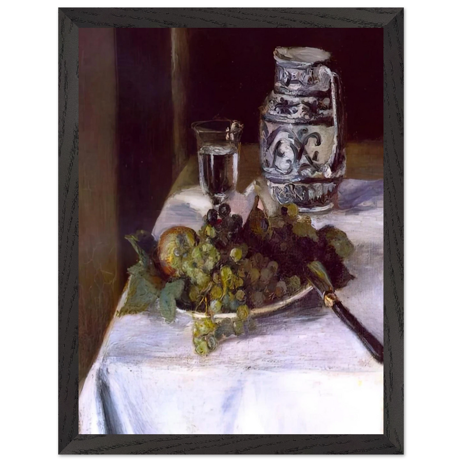 STILL LIFE WITH GRAPES 1896 by Henri Matisse — Framed art print at Zephyeer