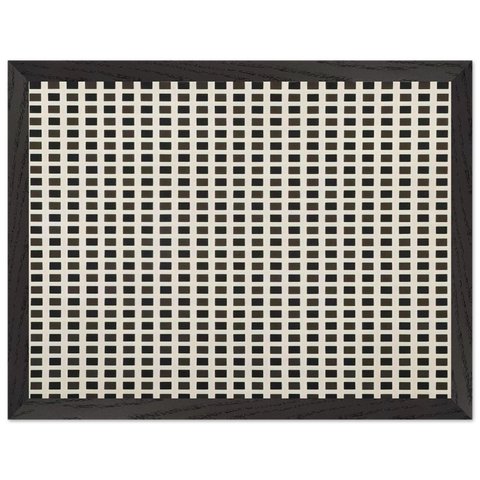 Répartition régulière de carrés - 1971 by Francois Morellet — Framed art print at Zephyeer