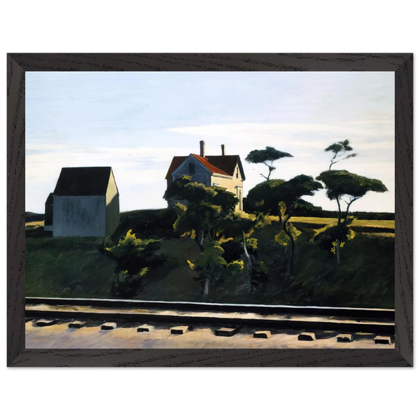 New York, New Haven and Hartford by Edward Hopper — Framed art print at Zephyeer