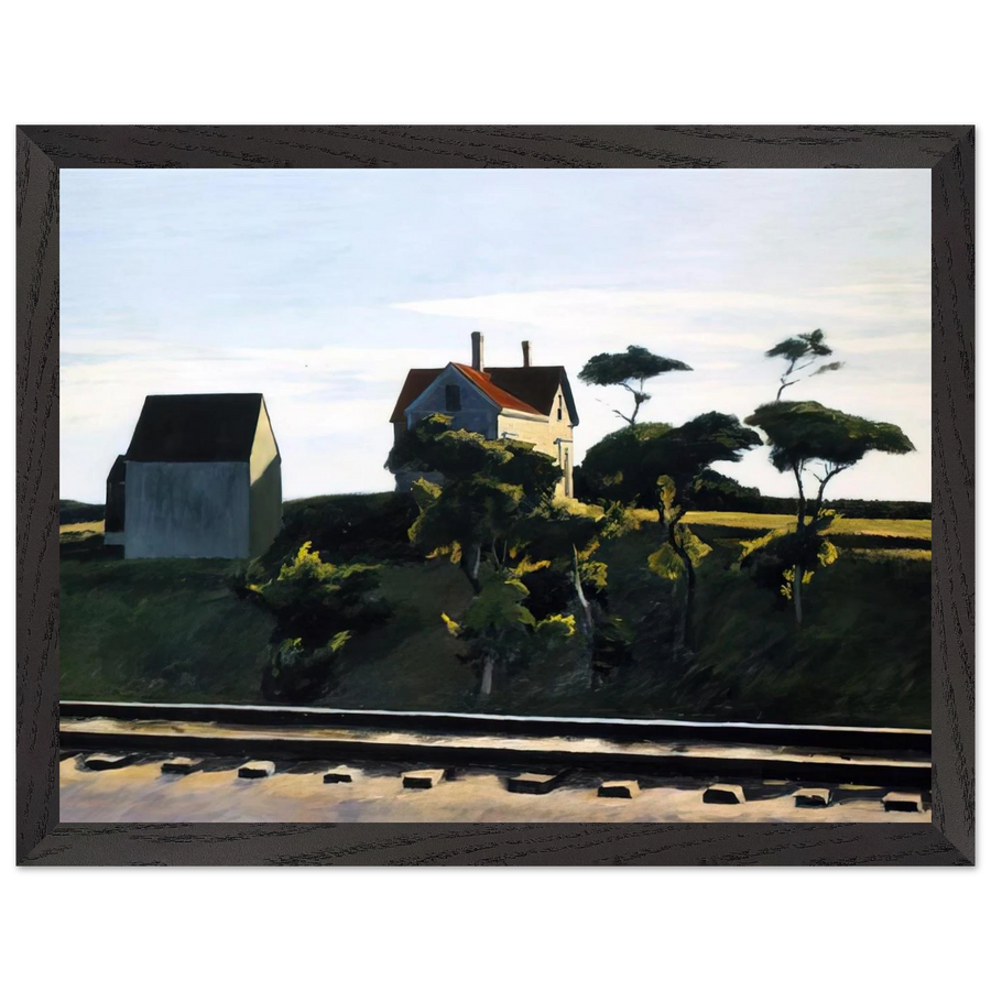 New York, New Haven and Hartford by Edward Hopper — Framed art print at Zephyeer