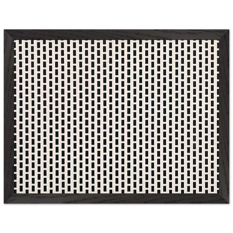 2 trames de carrés1 trame de tirets - 1975 by Francois Morellet — Framed art print at Zephyeer