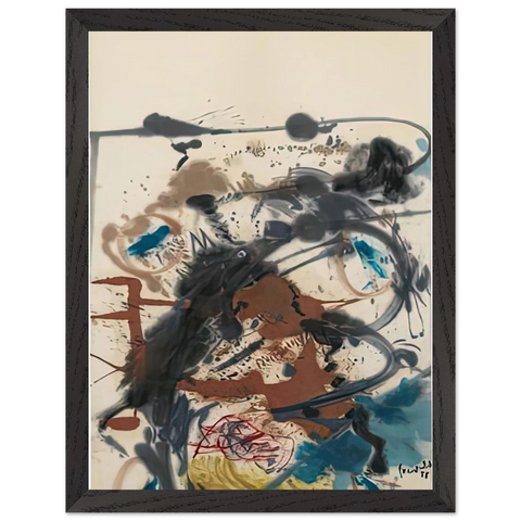 Winter Hunt, 1958- by Helen Frankenthaler — Framed art print at Zephyeer