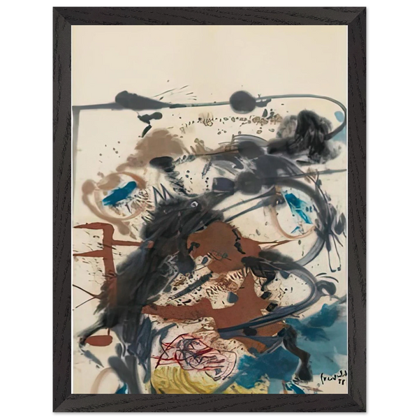 Winter Hunt, 1958- by Helen Frankenthaler — Framed art print at Zephyeer