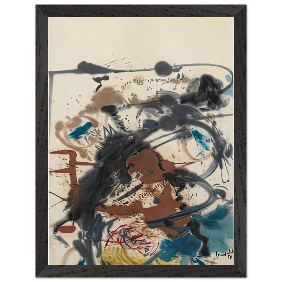 Winter Hunt, 1958- by Helen Frankenthaler — Framed art print at Zephyeer