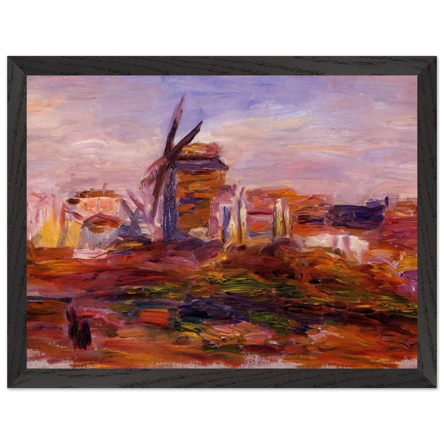 Windmill by Pierre-Auguste Renoir — Framed art print at Zephyeer