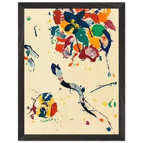 Untitled  SFE 075 by Sam Francis — Framed art print at Zephyeer