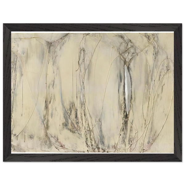 Composition - 1958 by Enrico Castellani — Framed art print at Zephyeer