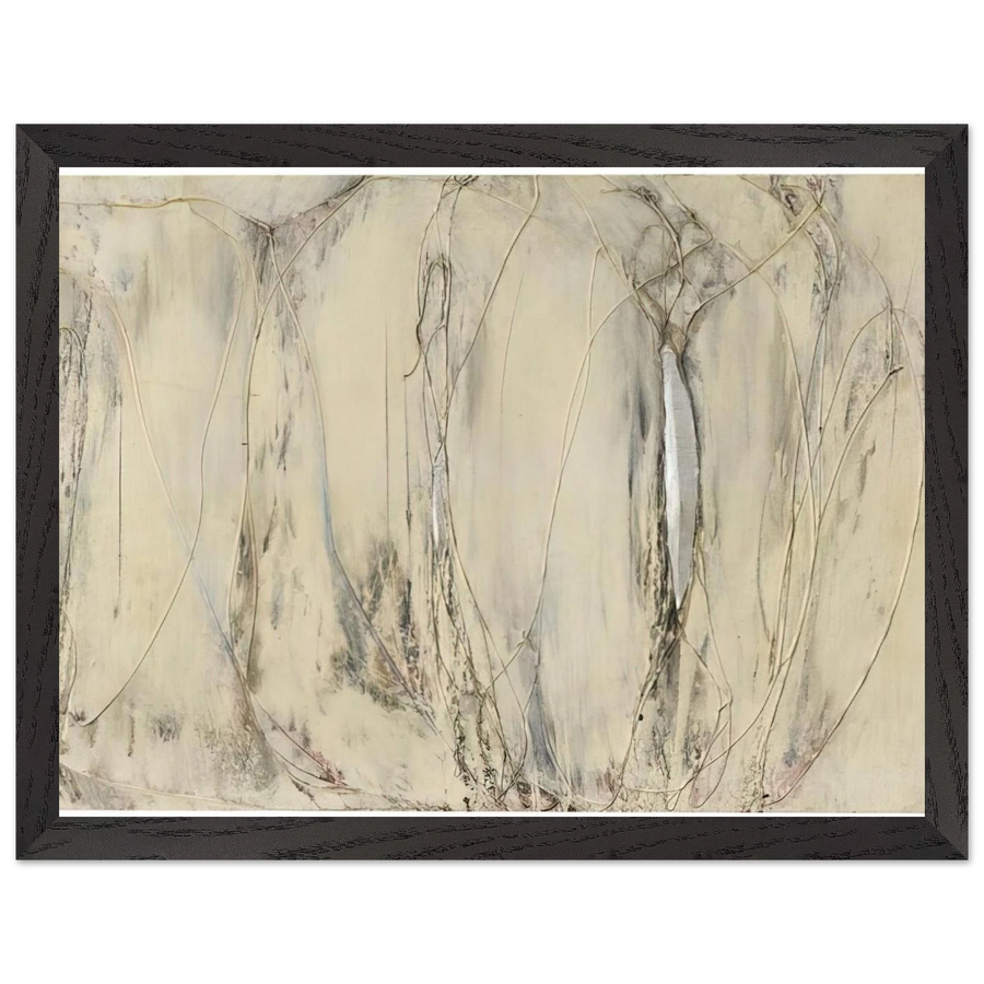 Composition - 1958 by Enrico Castellani — Framed art print at Zephyeer