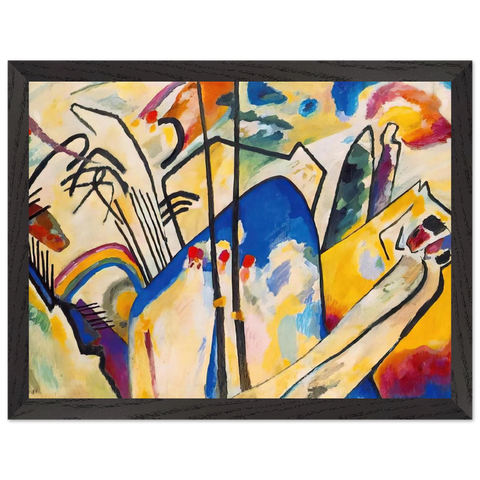 COMPOSITION IV 1911 by Wassily Kandinsky — Framed art print at Zephyeer