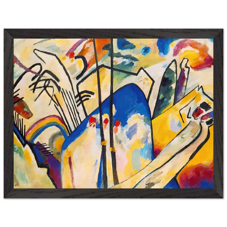 COMPOSITION IV 1911 by Wassily Kandinsky — Framed art print at Zephyeer