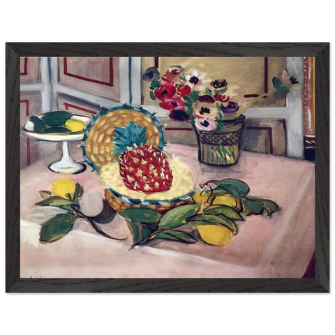 STILL LIFE WITH PINEAPPLES 1940 by Henri Matisse — Framed art print at Zephyeer