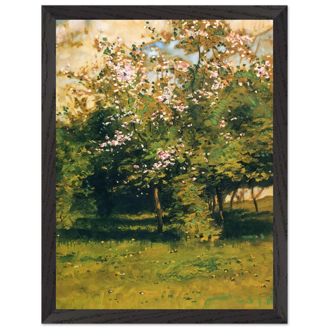 Blossoming Trees by Childe Hassam — Framed art print at Zephyeer